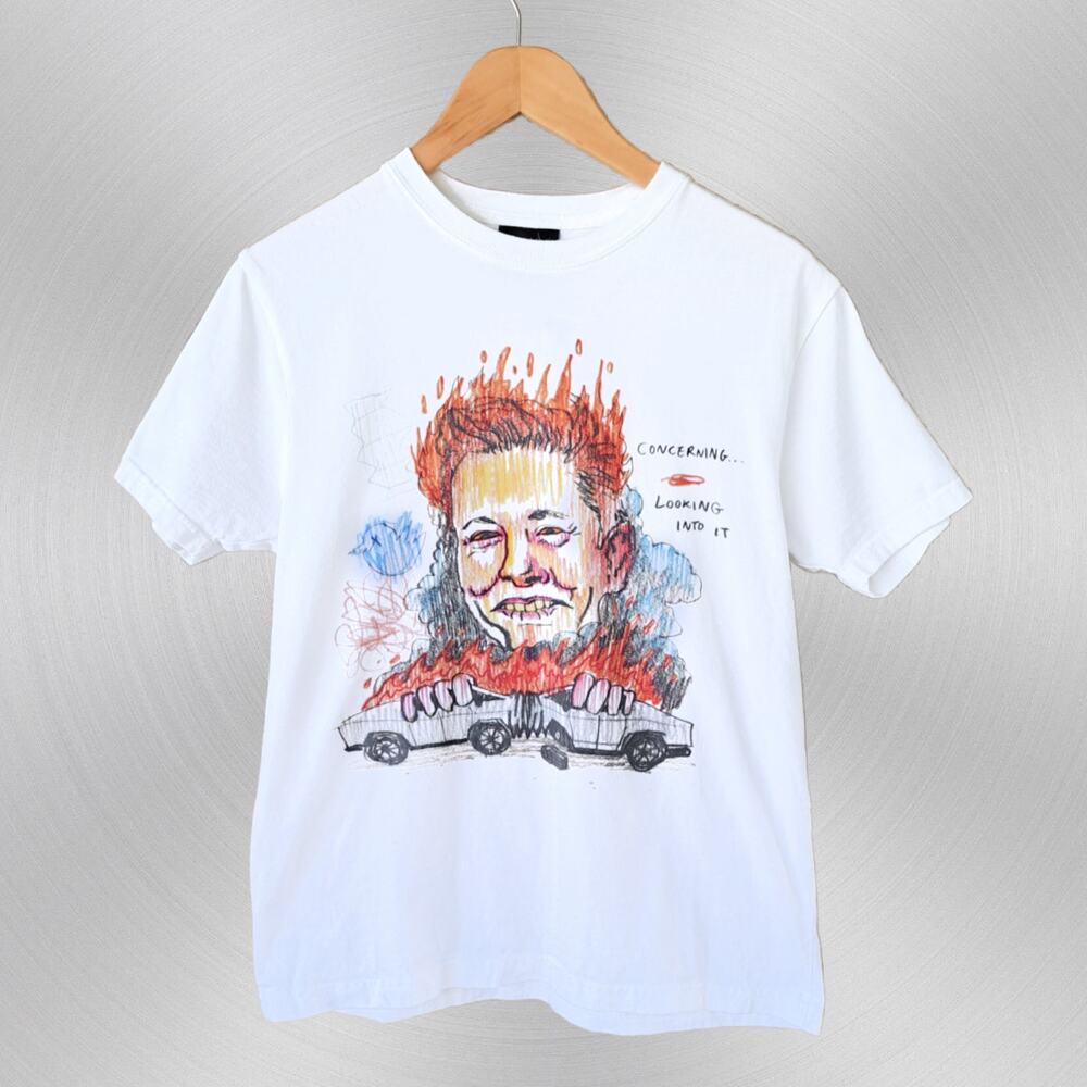 Teddy Fresh T-Shirt XS Mens / Unisex "Concerning Looking Into It" Musk Humor